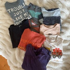 TODDLER BOY SIZE 4T FALL/WINTER LONG SLEEVE SHIRT BUNDLE